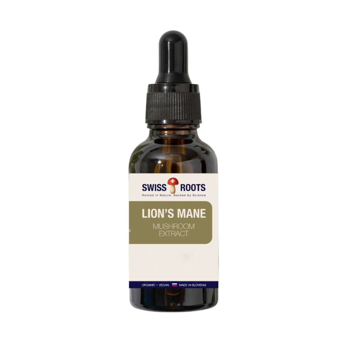 Swiss Roots Löwenmähne, flüssiger Pilzextrakt, 30 ml